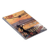 Vintager französischer Luftverkehr Notizblock (Rechte Seite)