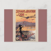 Vintager französischer Luftverkehr Postkarte (Vorderseite)