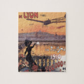 Vintager französischer Luftverkehr Puzzle (Vertikal)