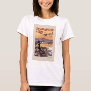 Vintager französischer Luftverkehr T-Shirt