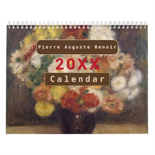 Vintager französischer Maler Pierre Auguste Renoir Kalender (Titelbild)
