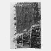 Vintager französischer Palast Versailles Pyramiden Geschirrtuch (Vertikal)