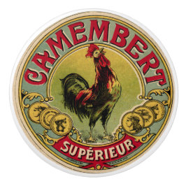 Vintager französischer Reifenbauernhof und Käsehau Keramikknauf