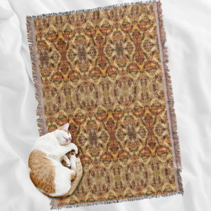 Vintager französischer Rustikaler Herbst-Brauner D Decke