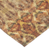 Vintager französischer Rustikaler Herbst-Brauner D Tischdecke (Schrägansicht)