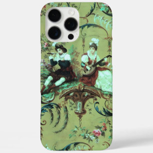 Vintager französischer Sage Green Toile Viktoriani iPhone 16 Pro Max Hülle