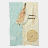 Vintager französischer Sand-Pfeifer Küchentuch (Vertikal)