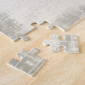 Vintager französischer Shabby Chic Clock Rose Bird Puzzle (Seite)