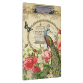 Vintager französischer Shabby Chic-Pfau Klemmbrett (Rechts)