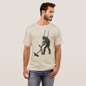 Vintager französischer Taucher mit Sicard T-Shirt (Vorne ganz)