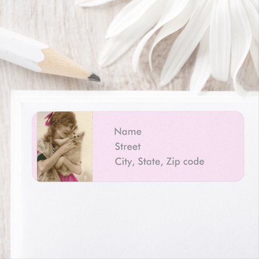 Vintager französischer Viktorianischer Weibchen &  (Insitu)