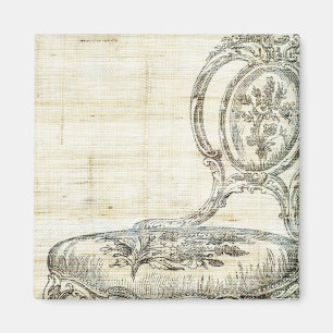 Vintager französischer Vorsitz 2 Magnet