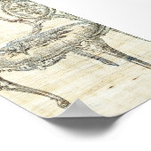 Vintager französischer Vorsitz 2 Poster (Ecke)