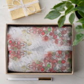 Vintager französischer Weihnachtsbaum (Wasserfarbe Seidenpapier (Geschenk)