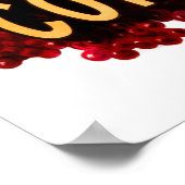 VINTAGER FRANZÖSISCHER WEIN 1908 POSTER (Ecke)