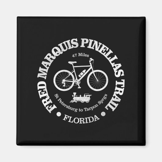 Vintager Fred Marquis Pinellas Magnet (Vorne)