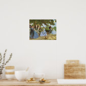 Vintager Frederic Bazille, Family Wiedersehen Poster (Küche)