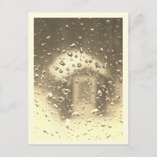 Vintager Freezeerreger am Fenster Postkarte