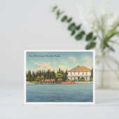 Vintager Friedensfluss Florida Postkarte (Stehend Vorderseite)