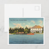 Vintager Friedensfluss Florida Postkarte (Vorne/Hinten)