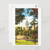 Vintager Friedhof Bell Tower in Boston, Mass, Postkarte (Vorne/Hinten)