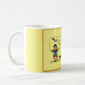 Vintager friedlicher Erntedank Kaffeetasse (Links)