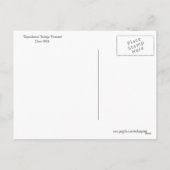 Vintager Friedlicher OsterOstern Feiertagspostkarte (Rückseite)