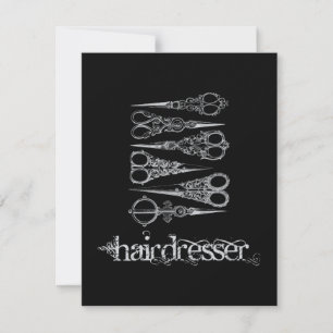 Vintager Friseur Klassische Schere