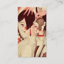 Vintager Friseur   Visitenkarte