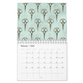 Vintager Friseursalon mit Goldener Schere Kalender (Feb 2026)