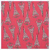 Vintager Friseursalon Stoff (Muster)