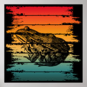 VINTAGER FROG POSTER (Vorne)