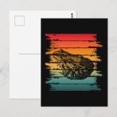 VINTAGER FROG POSTKARTE (Vorne/Hinten)