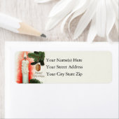 Vintager froher Weihnachtskerzenring (Insitu)