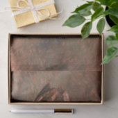 Vintager Frosch auf Felsen im Wasser Seidenpapier (Geschenk)