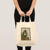 Vintager Frosch-Prinz Bezaubern Tragetasche (Vorderseite (Produkt))