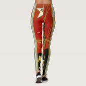 Vintager Froschkaffee - Leggings (Rückseite)