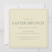 Vintager Frühling Blumenosterfest Einladung (Rückseite)