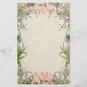 Vintager Frühling Florals Briefpapier (Vorderseite)