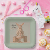 Vintager Frühling Pappteller (Party)