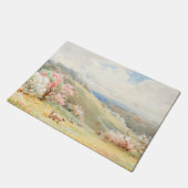 Vintager Frühling von Joseph Rubens Powell Fußmatte (Schrägansicht)