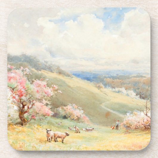 Vintager Frühling von Joseph Rubens Powell Getränkeuntersetzer (Vorderseite)