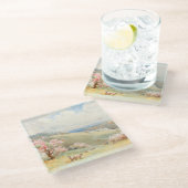 Vintager Frühling von Joseph Rubens Powell Glasuntersetzer (Schrägansicht)