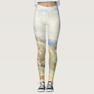 Vintager Frühling von Joseph Rubens Powell Leggings