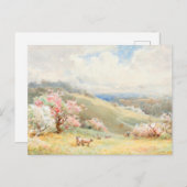 Vintager Frühling von Joseph Rubens Powell Postkarte (Vorne/Hinten)