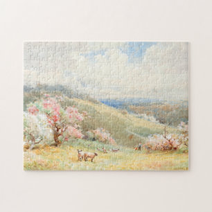 Vintager Frühling von Joseph Rubens Powell Puzzle