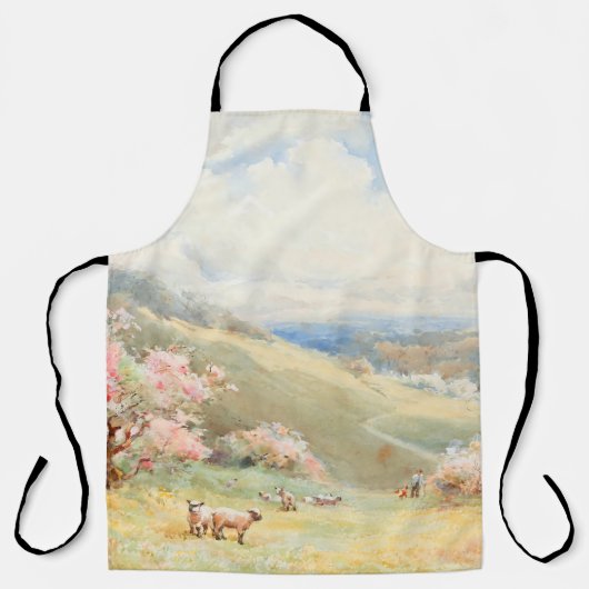 Vintager Frühling von Joseph Rubens Powell Schürze (Vorderseite)