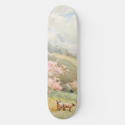 Vintager Frühling von Joseph Rubens Powell Skateboard (Vorderseite)