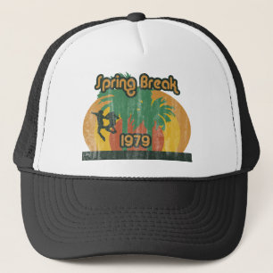 Vintager Frühlings-Bruch 1979, 70er T - Shirt Truckerkappe