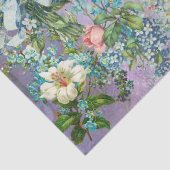 Vintager Frühlingsauschuss Seidenpapier (Detail)